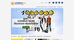 Desktop Screenshot of lichtblickblog.de